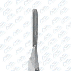 Mango de Bisturí de Acero Inoxidable con Regla en Pulgadas para Dermaplaning y Anatomía Quirúrgica, Compatible con Hojas Estériles - Product Image 2