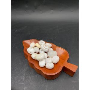 Piedra Natural de Dendrita Blanca Pulida de 2-3 cm, Gema para Joyería, Diseño Artesanal, Colección de Piedras - Product Image 1