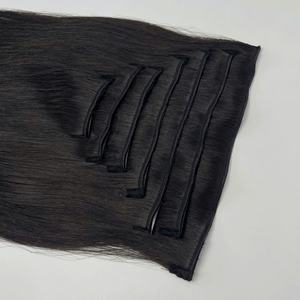 Premium <b>Seamless</b> Clip In Raw Vietnamese Human <b>Hair</b> <b>Extensions</b> Natural <b>Hair</b> Clip ins Wholesale Supply - Product Image 5