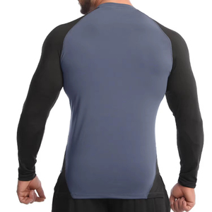 Nouveau T-shirt de Compression Uni de Haute Qualité pour Hommes et Garçons Adultes, Rashguard Léger à Manches Longues - Product Image 5