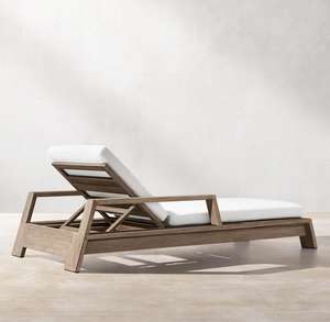 Tumbona Comercial de Madera de Teca para Exteriores, Hotel, Resort, Piscina, Fabricante OEM, Exportación de Indonesia - Product Image 4