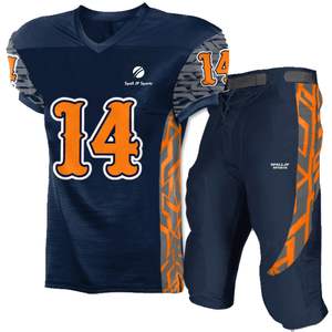 Maillots de football américain personnalisés en sublimation, surdimensionnés, pour jeunes, uniformes d'entraînement universitaires - Product Image 4