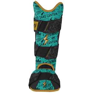 Custom Mint Green Black <b>Baseball</b> Sliding Leg Guard Lightweight Breathable Cabretta Leather Professional Protection Guard - Product Image 4