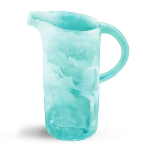 <b>Resin</b> <b>Clear</b> Pitcher Handcrafted Elegant Drink Jug for Family Use Restaurants Cafes Party Dishwasher Safe Eco-Friendly - Product Image 1