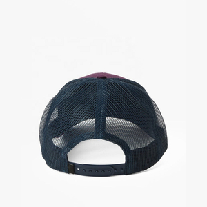Gorra Trucker Unisex Morada de 5 Paneles con Malla, Gorra de Béisbol con Parche Frontal en Blanco, Gorra de Running Impermeable Personalizada, Gorra de Golf para Hombre - Product Image 2