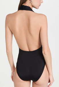 Maillot de bain une pièce à col montant pour femme, couleur unie, maille, meilleure qualité, prix de gros, maillot de bain pour femme, logo personnalisé, service OEM - Product Image 6