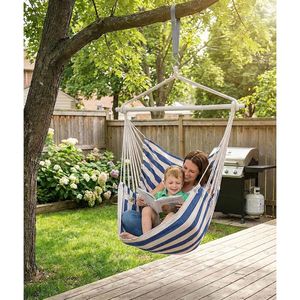 Heavy-Duty <b>Hammock</b> Chair Swing Supports 500 Lbs for Outdoor Patio Use - Product Image 2