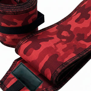 Bandes de Soutien Poignet en Coton Camouflage pour Musculation, Tractions et Entraînement – Sangles de Poignet en Coton pour Powerlifting - Product Image 2