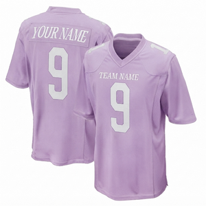 Camiseta de Fútbol Americano Sublimada Personalizada, 100% Poliéster, Manga Corta, Corte Regular, Talla Grande, Nombre y Número Personalizados, Unisex, Adulto - Product Image 1