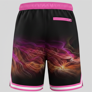 Pantalones Cortos de Baloncesto Personalizados para Hombre, Casuales, Azules, Cintura Elástica, Secado Rápido, Diseño Deportivo, Número 00, Logotipo Frontal - Product Image 5