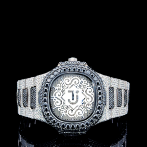 Reloj Mecánico de Moissanita en Oro Rosa TASNIM JEWELLERY, Resistente al Agua 3BAR, para Unisex, Ideal para Fiestas y Clubes de Lujo, Venta al Por Mayor - Product Image 1