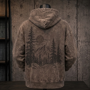 Casual and Outdoor Wear Men Acid <b>Wash</b> Hoodie Premium Quality New Arrival Soft Fabric Made Acid <b>Wash</b> Hoodie For Men 2026 - Product Image 2