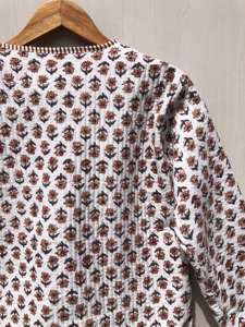 Chaqueta Acolchada de Algodón 100% con Diseño de Rayas en Patchwork, Unisex, Hecha a Mano, Cosida a Mano, Ecológica, Transpirable, de Secado Rápido, para Todas las Temporadas - Product Image 2