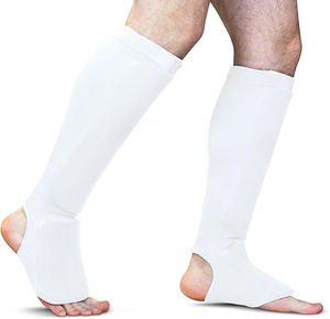 Espinilleras de Boxeo de Alta Calidad en Cuero PU, Protector de Piernas para Kickboxing y MMA - Product Image 4