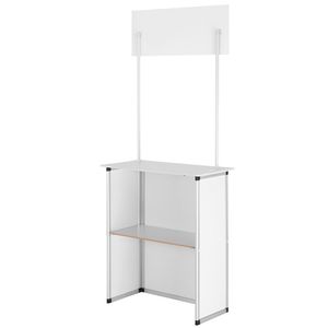 Tavolo Portatile Promozionale per Fiere 78,5 cm x 38 cm x 181 cm - Espositore da Banco per Stand Fieristico - Product Image 4