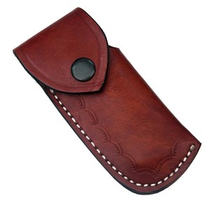 Cuchillo Plegable de Acero de Damasco con Mango de Resina, Punta Caída, Funda para Transporte Vertical, para Bolsillo, EDC, Caza, Camping, Compatible con OEM - Product Image 6