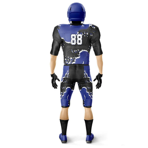 New Arrival Fashion Solid Color Team Uniform 100% Cotton Oversized Custom American Football Compression - Product Image 3