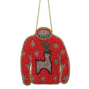 New Arrival Beaded Sweater <b>Christmas</b> Ornament For Festive Gifting DIY Decor Artisan Holiday Modern <b>Christmas</b> Hanging Accessory - Product Image 2
