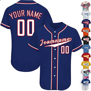 Maillot de baseball personnalisé brodé pour jeunes, nouvelle collection 2026, maillot de baseball sur mesure de haute qualité pour les équipes - Product Image 6
