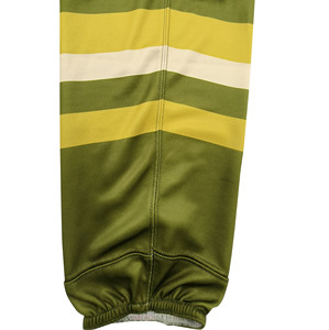 Green Striped Basketball <b>Leg</b> <b>Warmers</b> Knee High Breathable Spandex Polyester Adult Sports Socks Autumn - Product Image 5