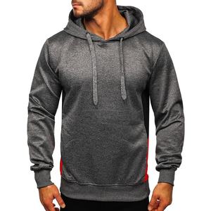 Sudadera pulóver de hombre con estampado personalizado de alta calidad, Sudadera con capucha de lana lisa de tamaño americano con logotipo para hombre - Product Image 3