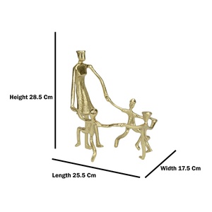 Figura Decorativa Familiar Hecha a Mano, Escultura Artística, Adorno de Mesa para Sala de Estar, Decoración del Hogar, Actualización Diaria - Product Image 4