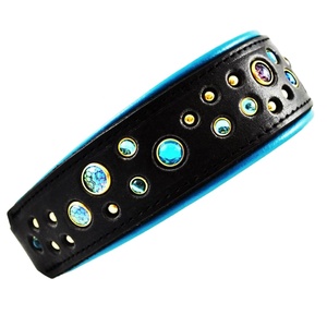 Collier de chien rembourré en cuir de vache, professionnel Exclusive, de qualité supérieure, doux, avec clou décoratif, vente en gros - Product Image 1