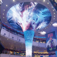 P6.5 Écran de film LED transparent auto-adhésif Écran mural vidéo géant d'intérieur pour les magasins au Liban
