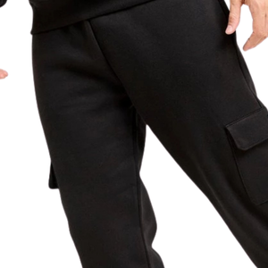 Ensemble de survêtement cargo en polaire pour homme avec sweat à capuche et pantalon à poches à rabat, coupe décontractée, style urbain, tenue de sport sur mesure OEM - Product Image 5