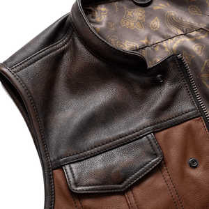 Gilet de moto en cuir pour homme Gunner (édition limitée) - Product Image 4