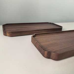 Bandejas de Almacenamiento de Madera y Bambú al por Mayor Directo de Fábrica, Rectangulares, Aptas para Lavavajillas, Pulimentadas, Modernas, de Lujo, para Joyería, Baño y Vajilla - Product Image 6