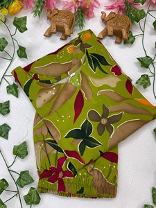 Ensemble Kurti et Palazzo en Rayonne Imprimée avec Broderie Métallisée – Tenue Ethnique Douce et Confortable - Product Image 5