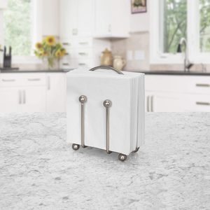 Porta Servilletas Vertical de Metal con Diseño de Bola, Dispensador Decorativo de Toallas de Papel, Organizador de Mesa para Servilletas de Cóctel - Product Image 1