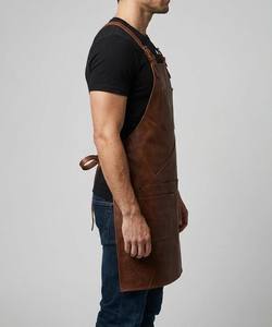 Tablier en cuir de haute qualité pour uniformes de personnel, vente en gros, hôtel, restaurant, industrie des services professionnels LPN-0285 - Product Image 2