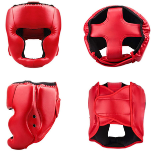 Casque de boxe Harry Johnson Production en cuir PU blanc unisexe, casque de protection sportif pour adulte, protection de la tête - Product Image 6