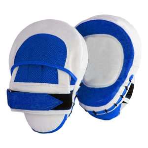 Five B Green White Boxing Focus Mitts Pu Material Breathable Training Pads for Sparring MMA Muay Thai Kickboxing - Product Image 2