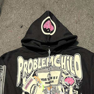 Conjunto de Chándal Personalizado con Sudadera Oversize y Pantalones Acampanados Estilo Urbano - Product Image 2