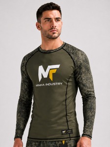 Suministro Directo de Fábrica, Venta al Por Mayor de Rashguards de MMA, Sublimados, Transpirables, de Secado Rápido, Antibacterianos, Bajo MOQ, Alta Calidad, Venta en Línea - Product Image 5
