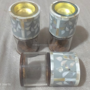 Utilisation de brûleur d'encens d'incrustation de nacre de nouvelle conception antique traditionnelle pour la décoration de table de haute qualité par RF Crafts - Product Image 1