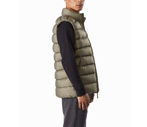 Low MOQ Wholesale Custom High Street Sleeveless Breathable Quick Dry Stand Collar Men's Winter <b>Puffer</b> <b>Vests</b> 2026 New Trendy - Product Image 1