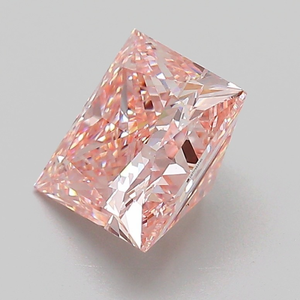 Majestueuse pierre précieuse rose de 5 carats, taille princesse, offrant un éclat symétrique d'exception et une clarté de couleur intense. - Product Image 3