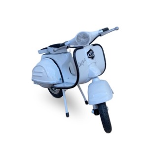 Modelo de Scooter Vespa en Miniatura Hecho a Mano, de Hierro y Metal, Decorativo para el Hogar y Regalos - Product Image 2