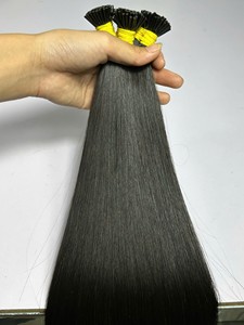 Gran Oferta! Extensiones de Cabello I-tip 100% Remy de Alta Calidad, Extensiones de Cabello I-tip Dobles de Vietnam, Color Negro - Product Image 2