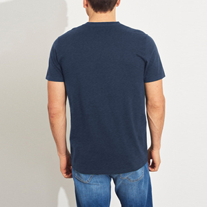 T-shirts pour hommes de haute qualité 100% coton, style simple avec poche avant, streetwear, vente de t-shirts de haute qualité 210 g/m² - Product Image 5