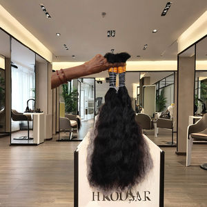 100% cheveux bruts non transformés en vrac de haute qualité, expédition rapide, grand stock en gros de cheveux humains vierges cheveux indiens naturels - Product Image 1