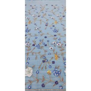 คอลเลคชั่นใหม่ ผ้าลูกไม้ปักเลื่อมแอฟริกัน ผ้าตาข่ายสีทอง งานปักสำหรับเด็กผู้หญิง ทุกประเภท สำหรับทำชุดเดรส ขายส่งจากโรงงาน สำหรับผู้ซื้อ - Product Image 3