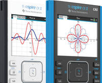 Calculatrice graphique TI CX II CAS avec écran couleur, calculs avancés et système d'algèbre informatique