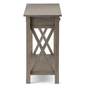 Tavolo Consolle Grigio Stile Country Kitchener, Eleganti Tavoli Consolle in Stile Rustico - Product Image 2