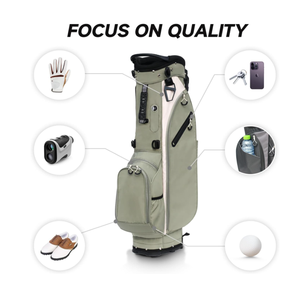 Sac de golf léger et performant avec support stable intégré et poignée ergonomique pour une facilité de transport sur le parcours - Product Image 5