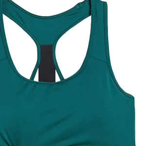 Sujetador Deportivo de Yoga para Mujer, Resistente, Estilo Simple, Logotipo Frontal, Material Spandex/Nylon, Transpirable, Secado Rápido, Soporte Medio - Product Image 3